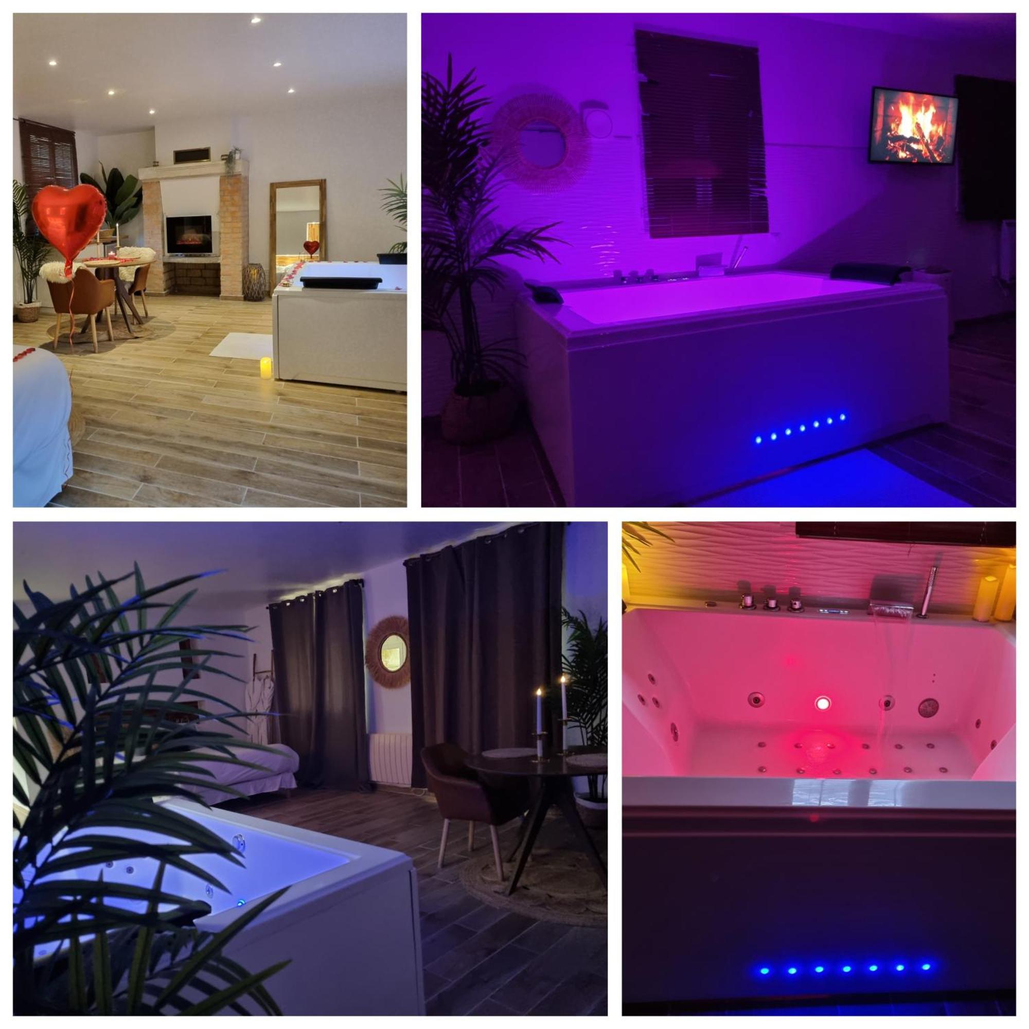 Levasion Romantique Loft Avec Jacuzzi Privatif Et Jardin Paris Hotel Saint-Prix  Luaran gambar